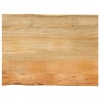 VidaXL Blat masă cu margini, 70x60x3,8 cm, lemn masiv mango 370739