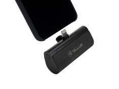Baterie externa Tellur PD203 5000mAh, QC3.0 18W + PD20W, Lightning, negru