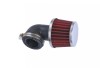 Filtru Aer Sport Revo, 28-35mm, Cot 90&deg;, Albastru, Moto Scuter ATV Moped - Performanta Superioara