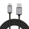 Cablu mini USB-B 2.0 la USB-A 1m Negru, KM1241, Oem