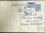 CP03 Carte postala veche 1938 Timisoara - student Politehnica timbru Fondul Aviatiei interbelica