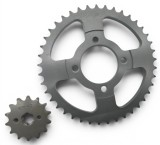 Set 2 Pinioane Spate 41T si Fata 14T, Pas 428, Grosime 7mm, Moped Delta, Alpha, Active, ATV, Pitbike 50-110cc , Pinion Transmisie