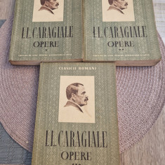 Opere I. L. Caragiale 3 volume colectia Clasicii romani