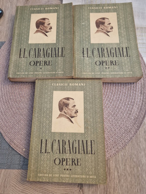 Opere I. L. Caragiale 3 volume colectia Clasicii romani foto