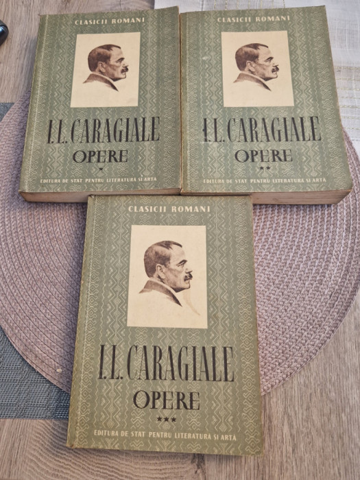 Opere I. L. Caragiale 3 volume colectia Clasicii romani