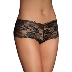 GS877-1 Boxeri sexy din dantela cu model floral