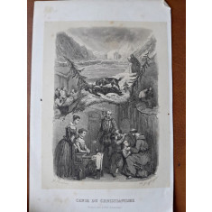 Gravura alb negru, Genie du Christianisme, 1847