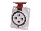Conector alimentare AC trifazat 32A 400VAC IP44 soclu mamă