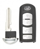 Set 2 bucati - Carcasa cheie Topautochei&amp;#174; compatibila cu Mazda 3 5 6 CX-5 CX-7 CX-9 4 butoane lamela TIP 2
