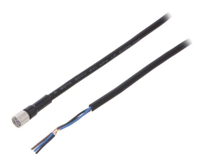 Cablu M8 10m 3 pini IP67