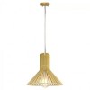 PENDUL TAVAN DIN LEMN E27 MAX 60W D35 X 35CM, V-TAC