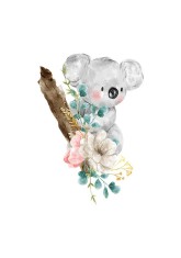 Sticker decorativ Koala, Multicolor, 78 cm, 3731ST foto