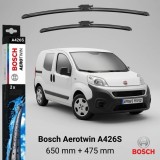 Cumpara ieftin Ștergătoare Fiat Fiorino MPV 225 din 12.2007 | Bosch Aerotwin A426S 650/475 mm