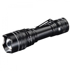Lanterna LED Hama Professional, 100 lm, 80m, 1x AA, Aluminiu, Negru