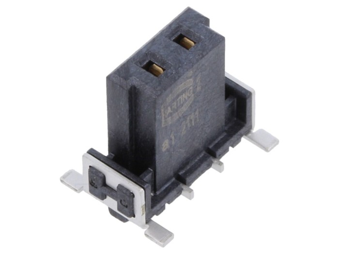 Conector PCB-PCB Mamă 2 pini, 2,54mm