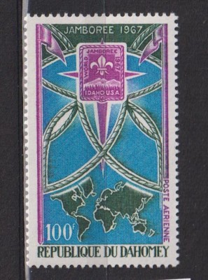 DAHOMEY JAMBOREEA 1967 MI. 323 MNH foto