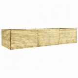 Strat Inălțat De Grădină 450x100x96 cm Lemn Pin Tratat 19 mm 49158, General