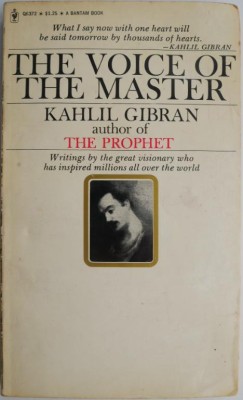 The Voice of the Master &amp;ndash; Kahlil Gibran foto