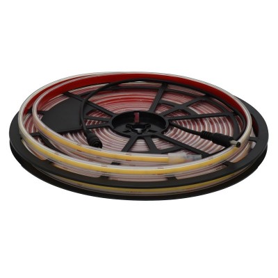 Banda Led 320 Cob - 24V - 10mm Alb-Neutru 4500K, IP65 Exterior - Rola10ml foto