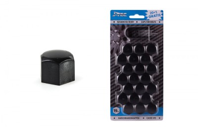 Set capace prezoane 19 mm, culoare Negru foto