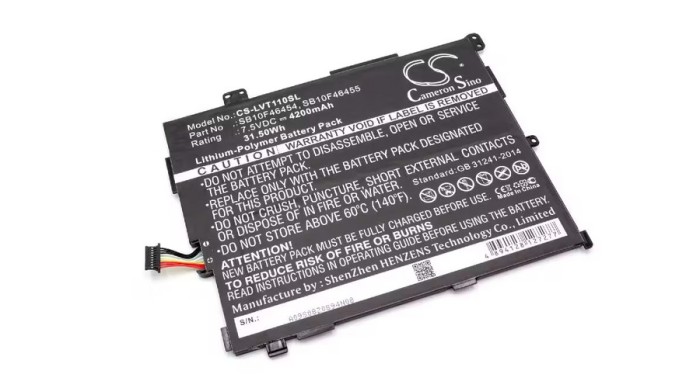 &Icirc;nlocuire baterie tabletă VHBW pentru Lenovo 00HW018, 00HW017, 00HW016, 00HW019 - 4200 mAh 7,5 V Li-polimer