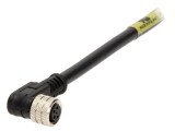 Conector M8 Mamă 4 PIN 90&deg; cu Cablu IP67
