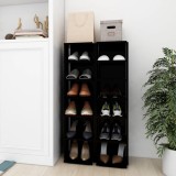 VidaXL Pantofare, 2 buc., negru, 27,5x27x102 cm