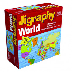 Puzzle educativ Harta Lumii Jigraphy World The Happy Puzzle Company foto