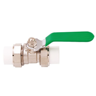 Robinet trecere pentru PPR cu maneta si holender, 32 mm x 32 mm foto