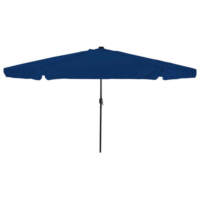 vidaXL Parasol de Grădină Albastru și Negru 395 x 395 x 245 cm 42003651