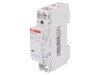 Contactor Modular ABB ESB20-02N-01, 2-Polar, 20A, 24VAC/DC, Montare Sina DIN