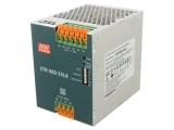 Alimentator Pulsatoriu MEAN WELL 960W 24VDC 0-40A pentru Șină DIN, Eficiență 95%