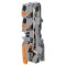 Conector de &Icirc;mbinare Șine Push-In Gri 3 Borne 0.5-16mm&sup2;