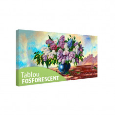 Tablou fosforescent Buchet de liliac foto