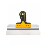 Spaclu elastic HARDY 30 cm din inox cu m&acirc;ner ergonomic pentru lucrări de finisaj