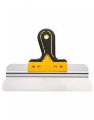 Spaclu elastic HARDY 30 cm din inox cu m&amp;acirc;ner ergonomic pentru lucrări de finisaj foto