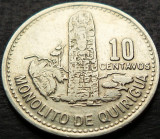 Moneda exotica 10 CENTAVOS - GUATEMALA, anul 1978 * cod 5314