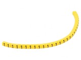 Markere Galbene pentru Marcaj PVC 1-3mm