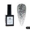 Oja semipermanentă Global Fashion, Gel polish&nbsp;Elite Glow 15&nbsp;ml,&nbsp;117
