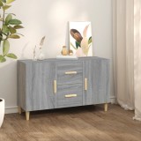 vidaXL Servantă, gri sonoma, 100x36x60 cm, lemn compozit