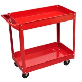 Gossi carucior pentru scule de atelier, 100 kg, rosu