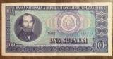 B12 92 - Bancnota Romania - 100 lei - emisiune 1966