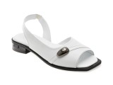 Sandale FLAVIA PASSINI albe, 37226, din piele naturala