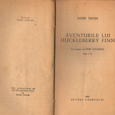 C9173 AVENTURILE LUI HUCKLEBERRY FINN - MARK TWAIN