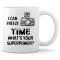 Cana alba personalizata &quot;I Can Freeze Time&quot;, INOVATIX&reg;. 330ml