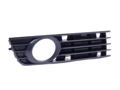 Grila bara Audi A4 (B6) 11.2000-11.2004, Fata, Dreapta, Cu gaura pentru proiector, partial inchisa, 8E0807682A01C foto
