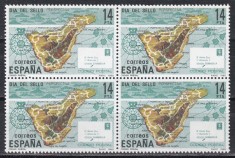 Spania 1982 - Ziua timbrului, Bloc de 4, MNH
