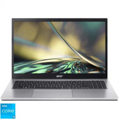 Laptop Acer 15.6'' Aspire 3 A315-59, FHD, Procesor Intel® Core™ i3-1215U (10M Cache, up to 4.40 GHz, with IPU), 8GB DDR4, 512GB SSD, GMA UHD, No OS, A