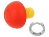 Comutator acţionat prin apăsare, 22mm, roşie, IP66
