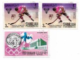 Sharjah - Marci diverse (3 buc.), 1968 - valori obliterate